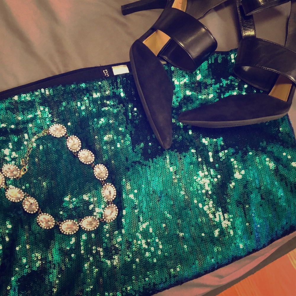 Sequin skirt
